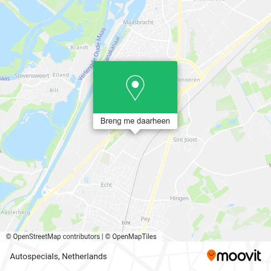 Autospecials kaart