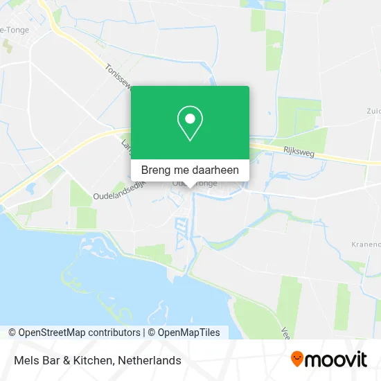 Mels Bar & Kitchen kaart