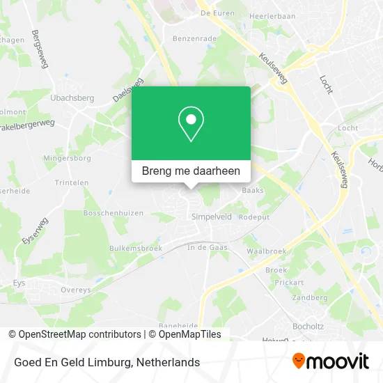 Goed En Geld Limburg kaart