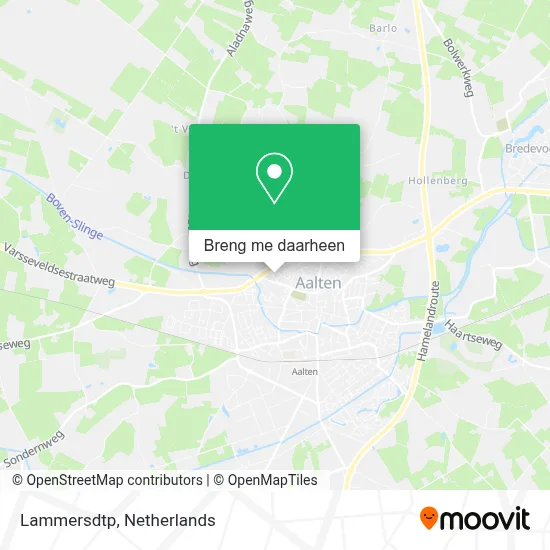 Lammersdtp kaart