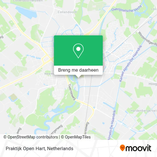 Praktijk Open Hart kaart