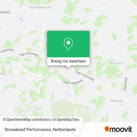 Brunekreef Performance kaart
