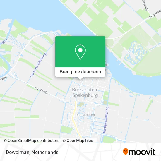 Dewolman kaart