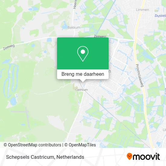 Schepsels Castricum kaart