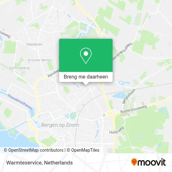 Warmteservice kaart