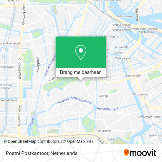 Postnl Postkantoor kaart