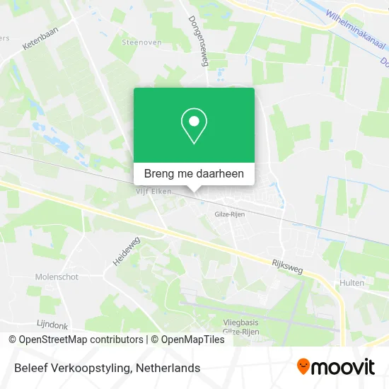 Beleef Verkoopstyling kaart