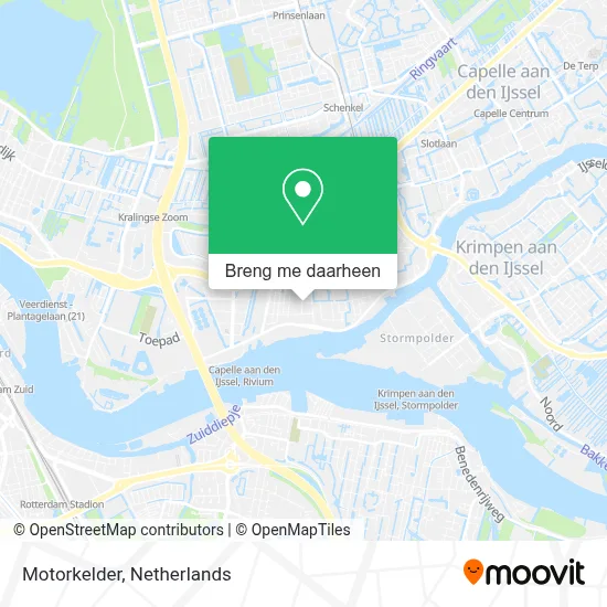 Motorkelder kaart