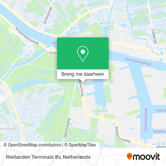 Rietlanden Terminals Bv kaart