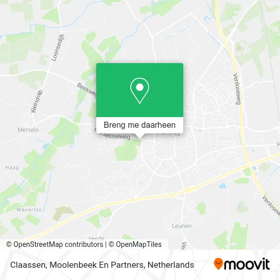 Claassen, Moolenbeek En Partners kaart