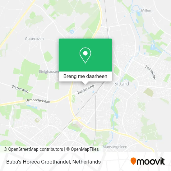 Baba's Horeca Groothandel kaart