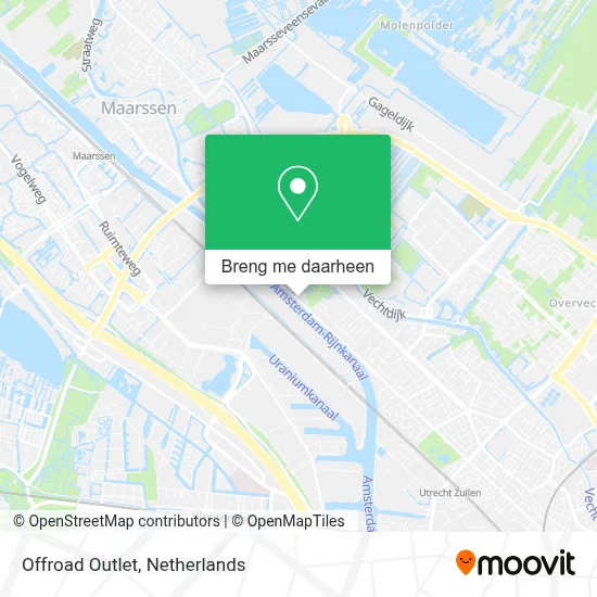 Offroad Outlet kaart