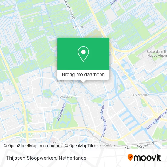 Thijssen Sloopwerken kaart