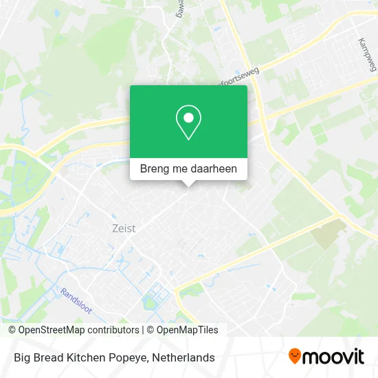 Big Bread Kitchen Popeye kaart