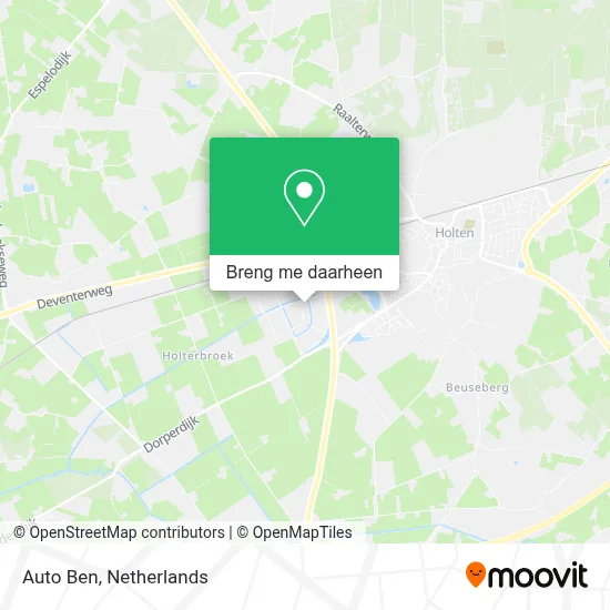 Auto Ben kaart