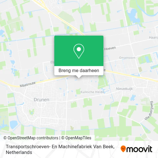 Transportschroeven- En Machinefabriek Van Beek kaart