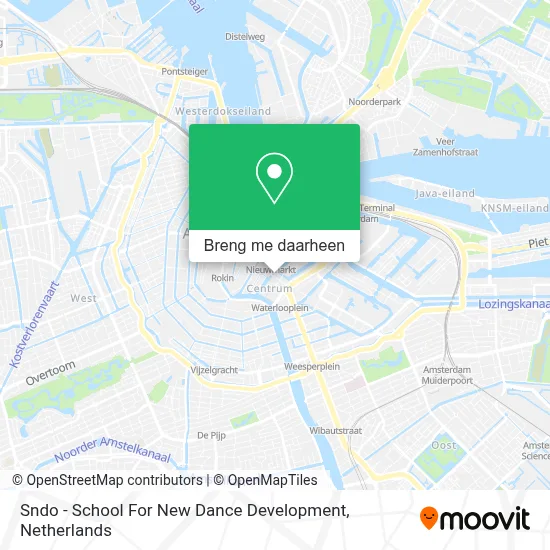 Sndo - School For New Dance Development kaart