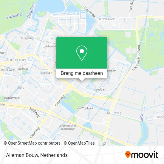Alleman Bouw kaart