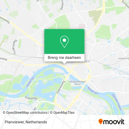 Planviewer kaart
