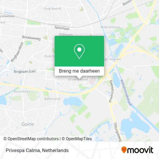 Privespa Calma kaart