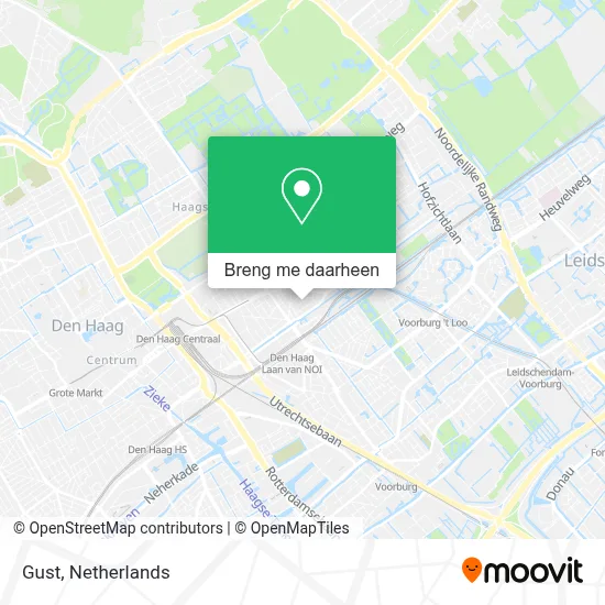 Gust kaart