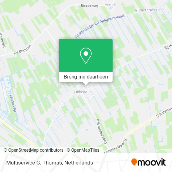 Multiservice G. Thomas kaart