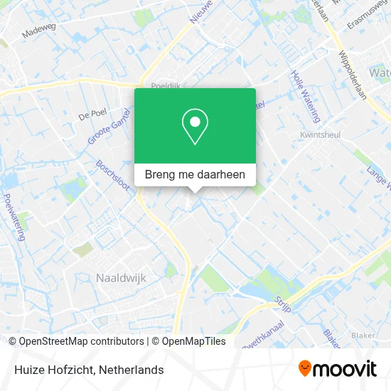 Huize Hofzicht kaart