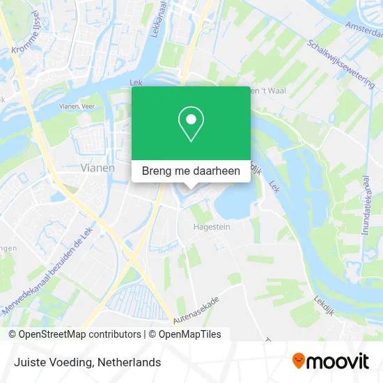 Juiste Voeding kaart