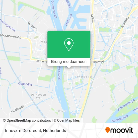 Innovam Dordrecht kaart