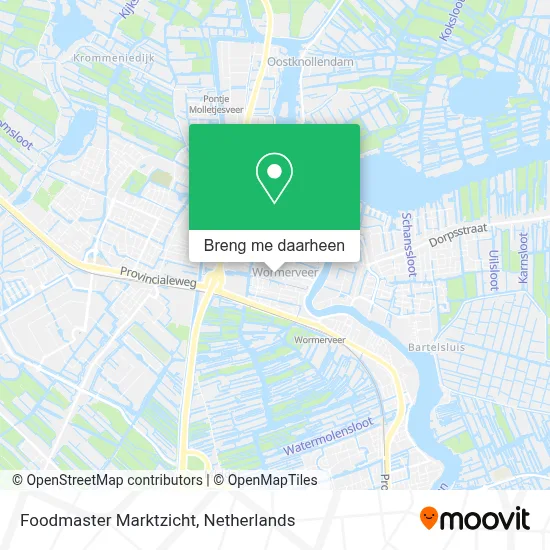 Foodmaster Marktzicht kaart