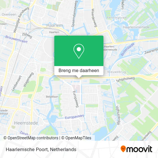 Haarlemsche Poort kaart