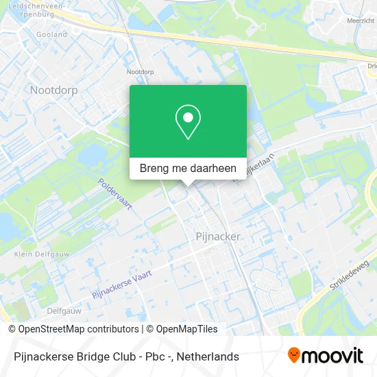 Pijnackerse Bridge Club - Pbc - kaart