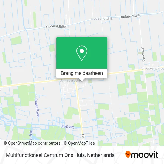 Multifunctioneel Centrum Ons Huis kaart