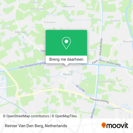 Reinier Van Den Berg kaart