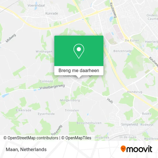 Maan kaart