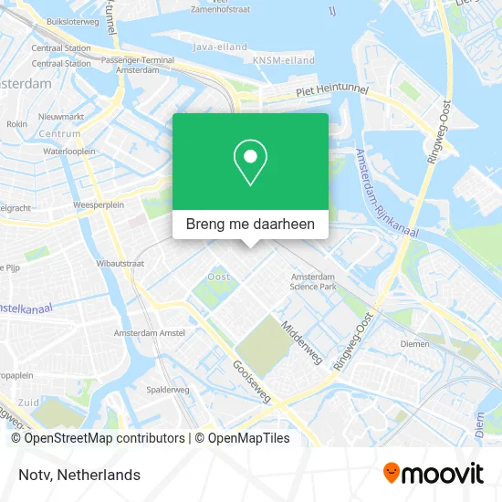 Notv kaart