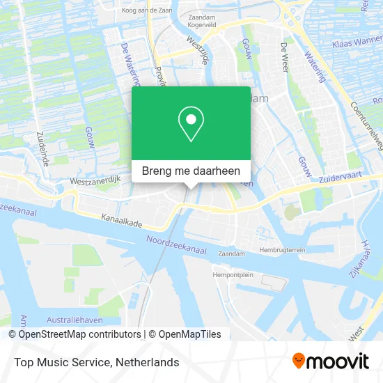 Top Music Service kaart