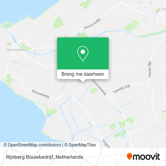 Rijnberg Bouwbedrijf kaart