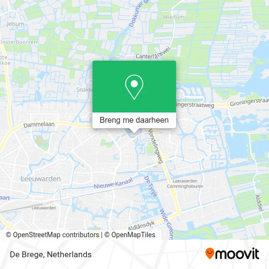 De Brege kaart