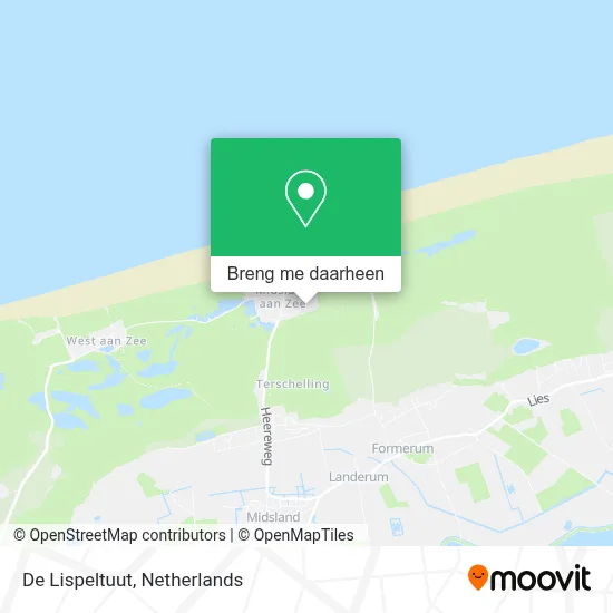 De Lispeltuut kaart