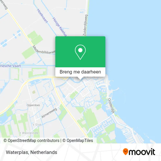 Waterplas kaart
