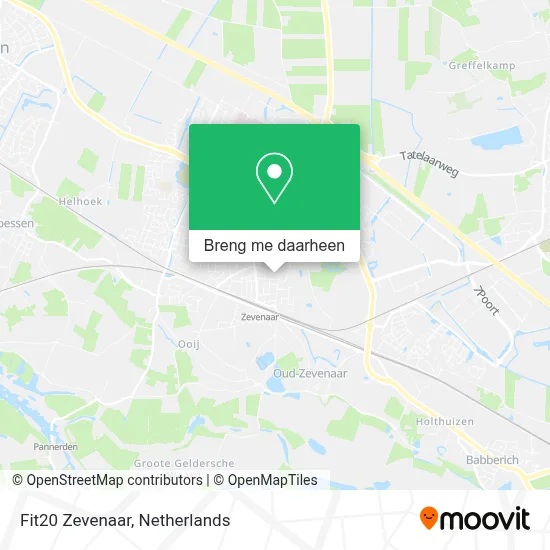 Fit20 Zevenaar kaart
