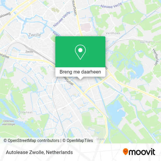 Autolease Zwolle kaart