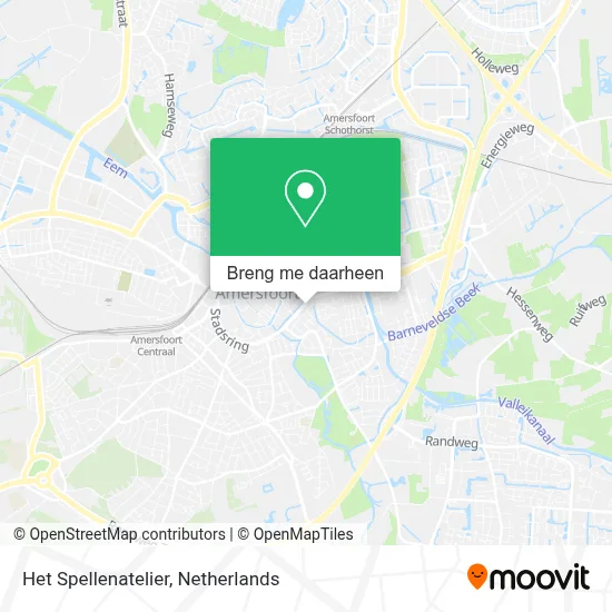 Het Spellenatelier kaart