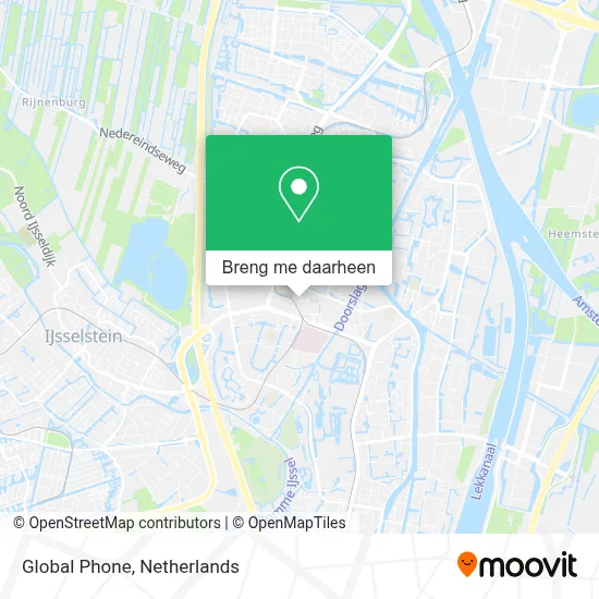 Global Phone kaart