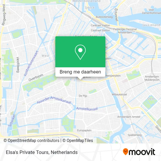 Elsa's Private Tours kaart