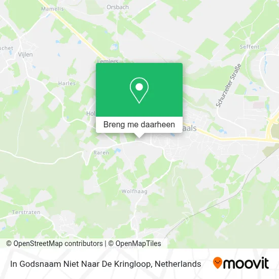 In Godsnaam Niet Naar De Kringloop kaart