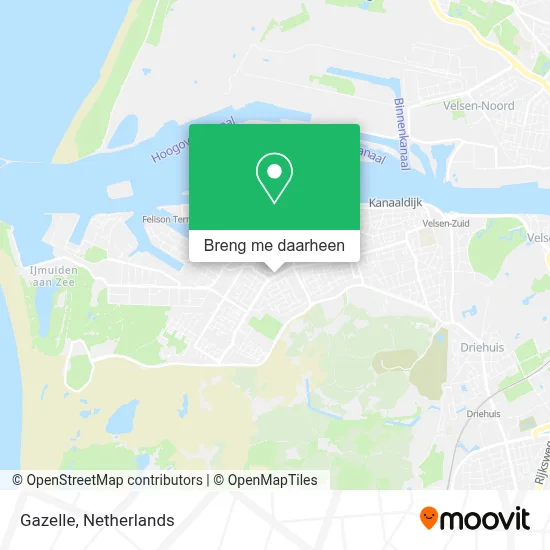 Gazelle kaart