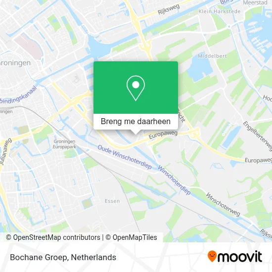 Bochane Groep kaart