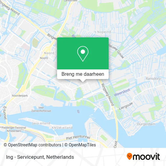 Ing - Servicepunt kaart